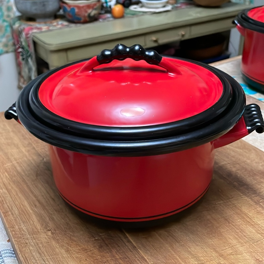 1930’s Kook King Enameled stock pot